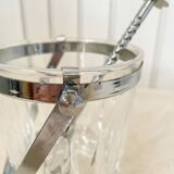 Ice Bucket with Tongs.