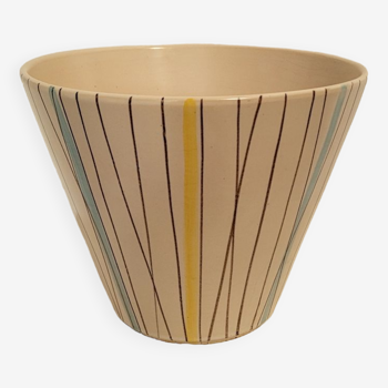 Vase ou cache pot vintage en céramique des années 60