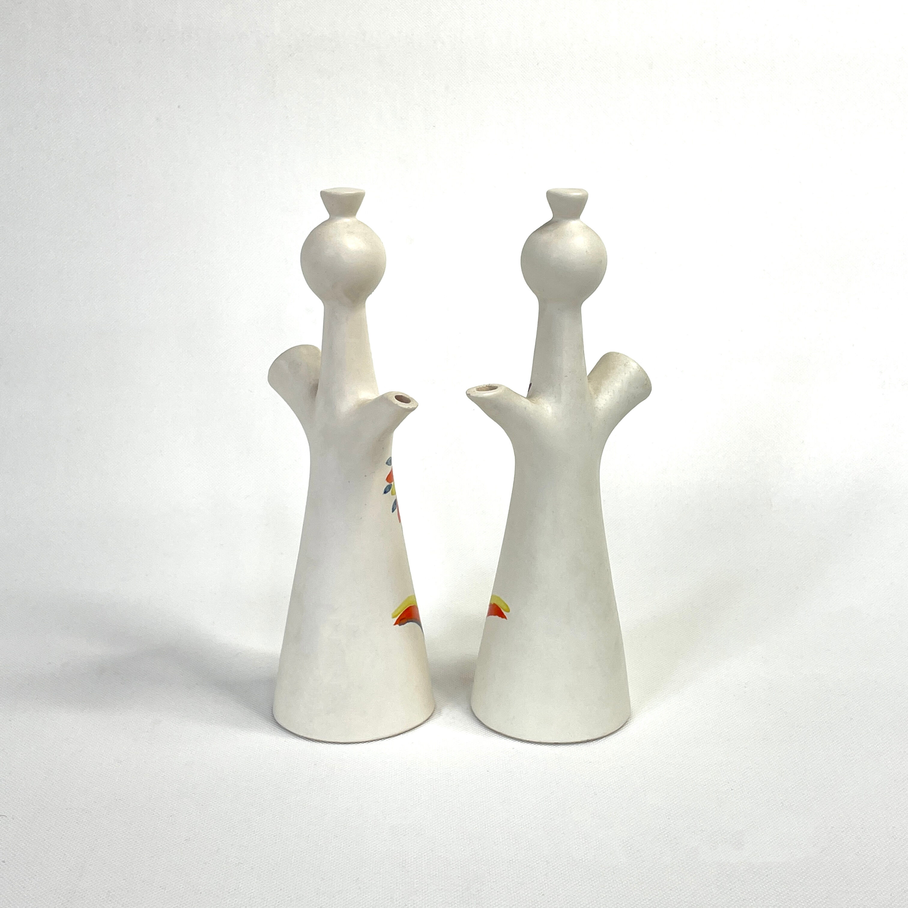 Vinaigrier & Oil anthropomorphic by Roger Capron, circa 1960