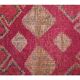1970s vintage Turkish hand-knotted wool cotton pink runner rug 80x289