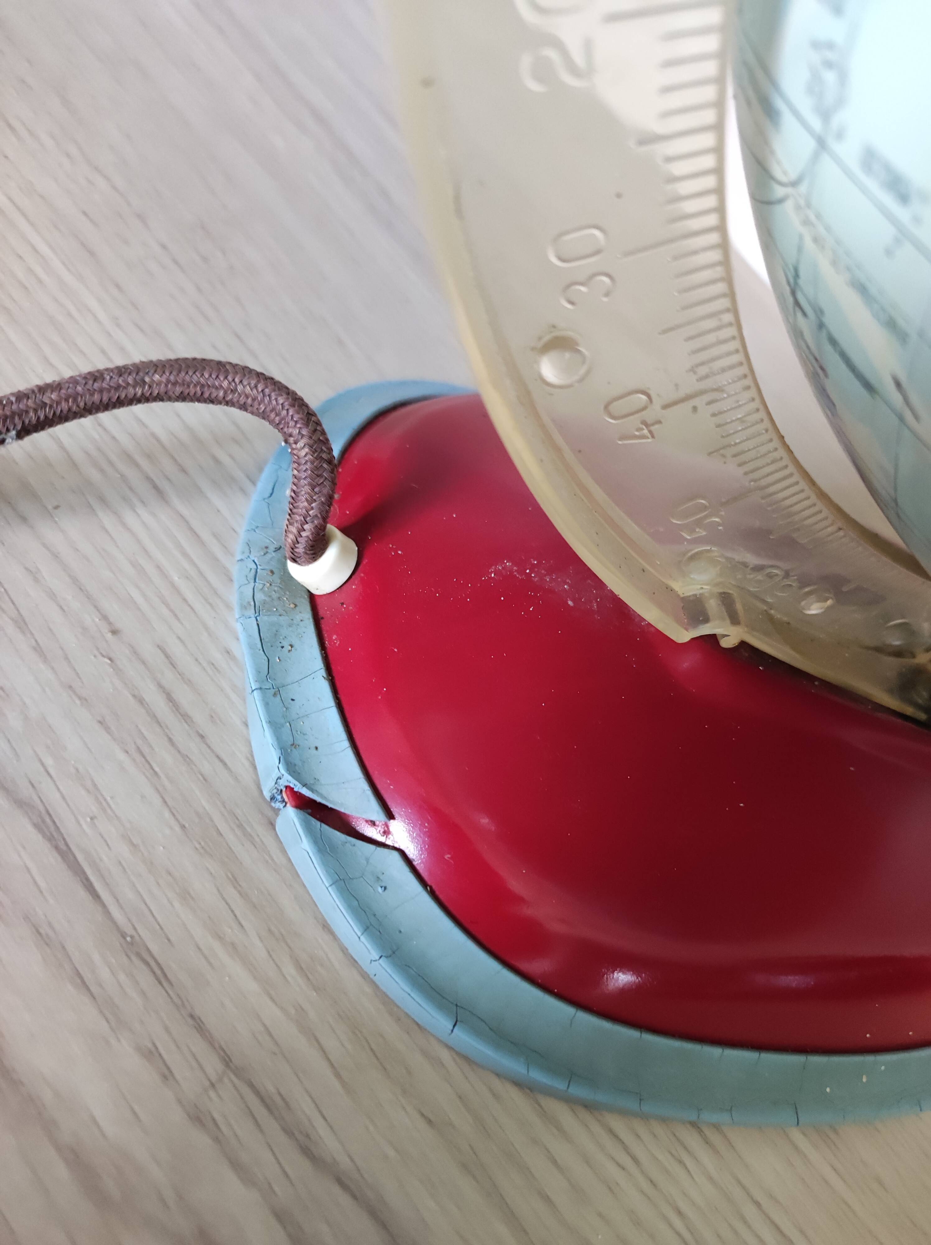 Luminous globe world map west Germany vintage