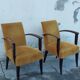 Paire de fauteuils bridge Art déco 1930