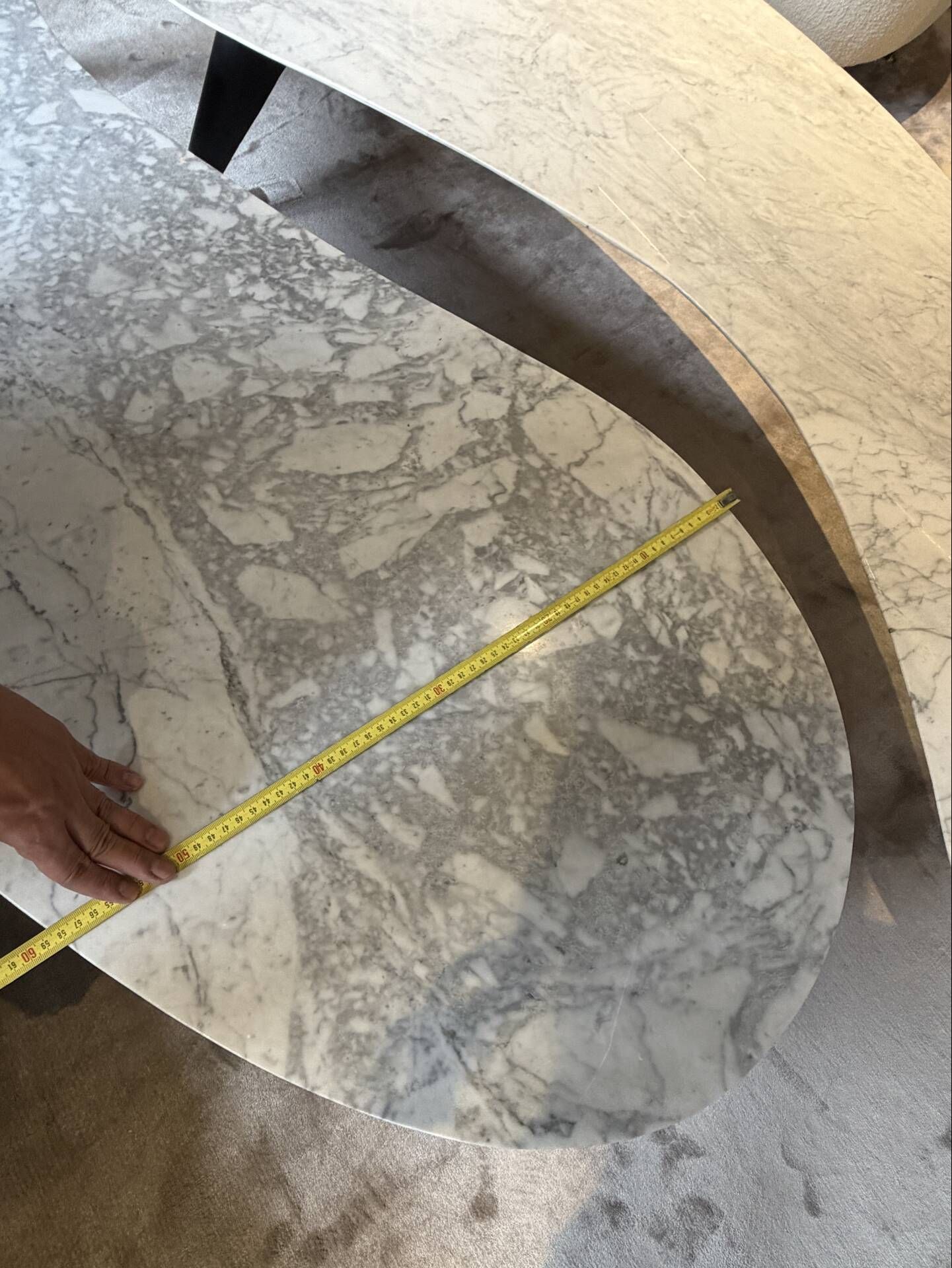 Marble coffee table