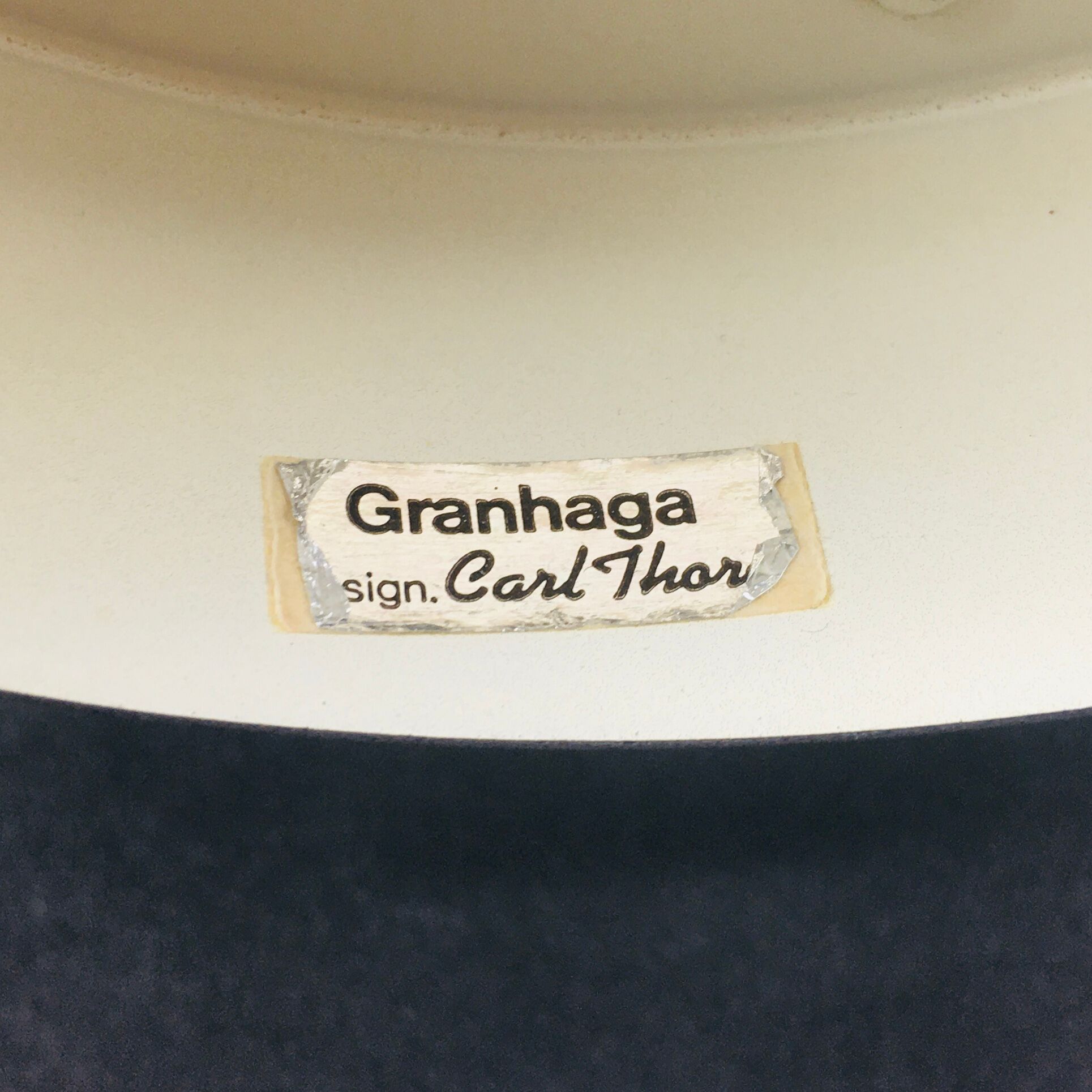 Mid-Century Labelled Trava Ceiling or Pendant Lamp by Carl Thore for Granhaga, Sweden, 1970s