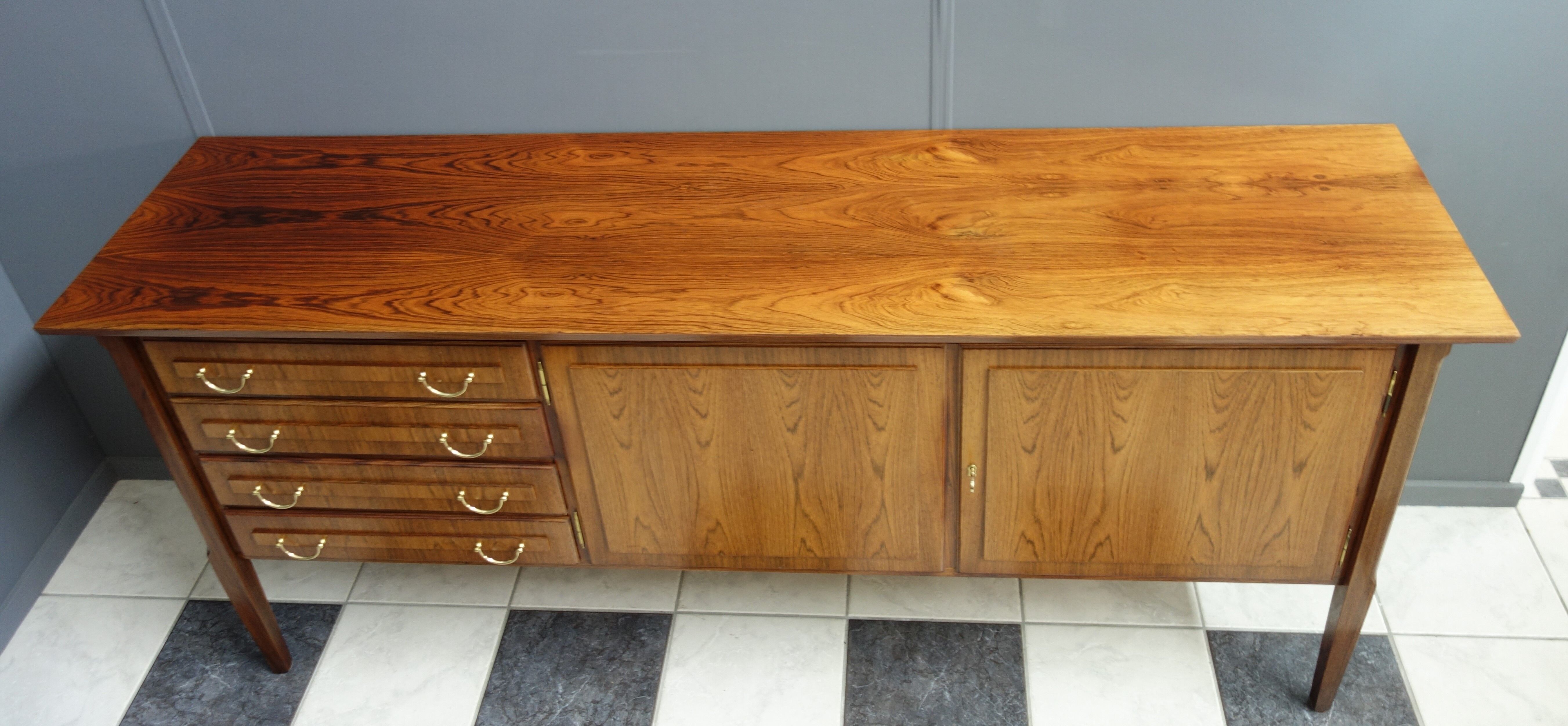 Rosewood sideboard by Rupert Eisenhuth 1970s