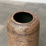 Brutalist mid-century studio ceramic vase by Sybille Karrenberg-Dresler, 1960s.