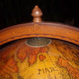 Earth globe bar world map wheels 1970/1980