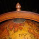 Globe terrestre bar mappemonde roulettes 1970/1980