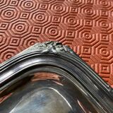 Rectangular silver metal top