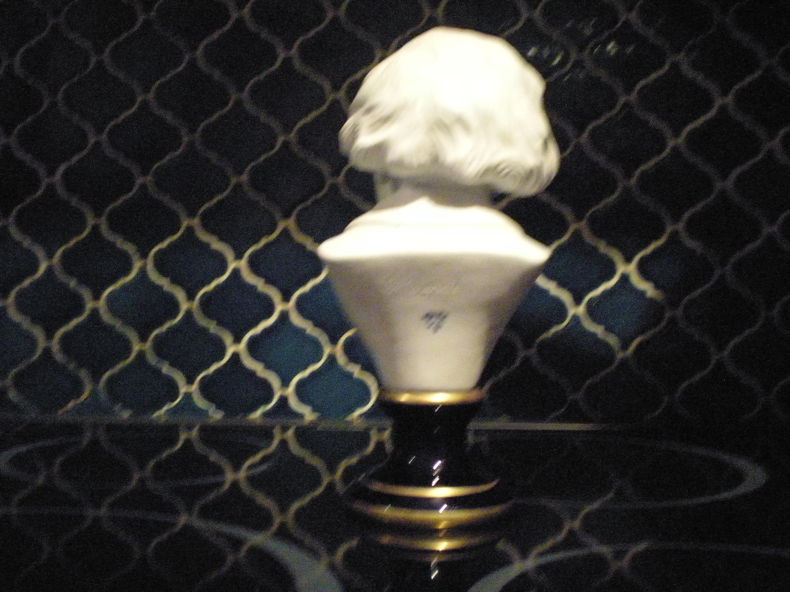 Bust limoges XlX century-signed