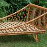 Rattan bed