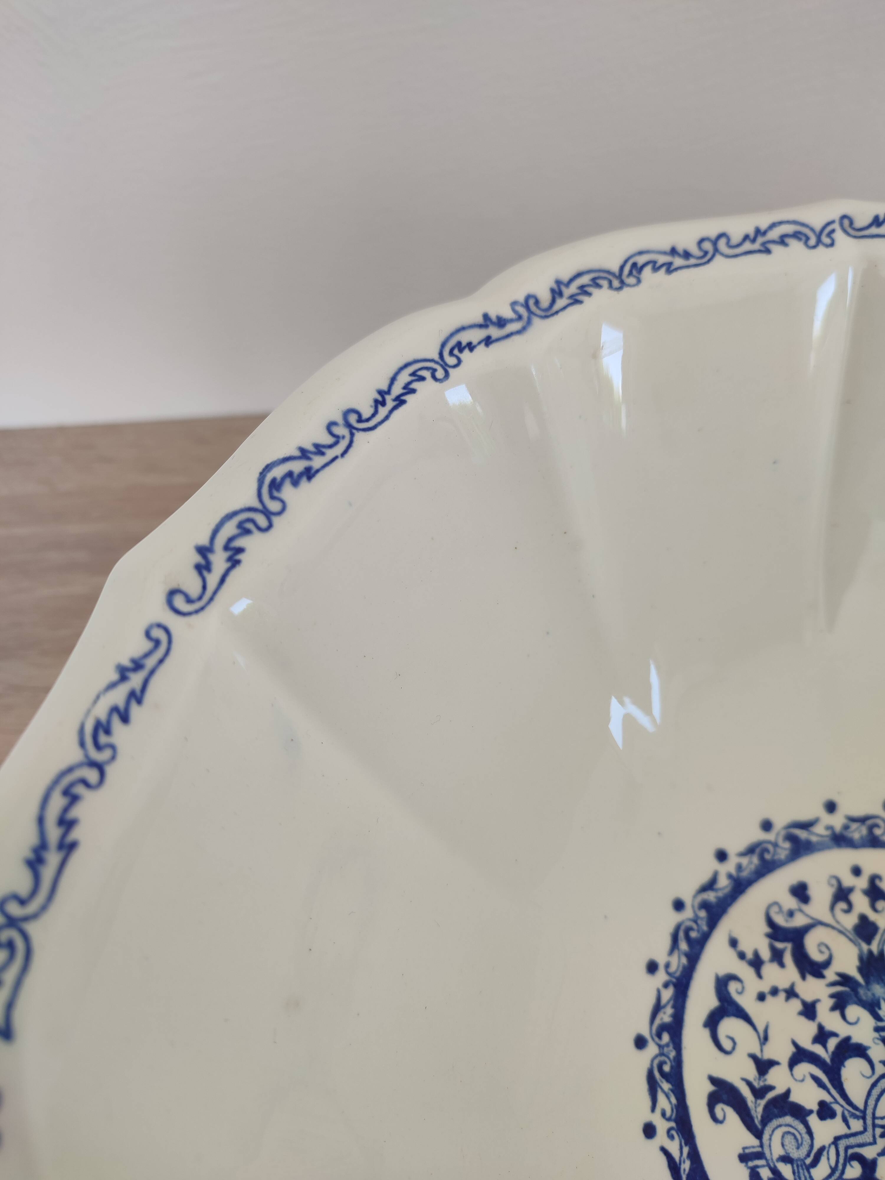 Old Faience Salad Bowl from Gien