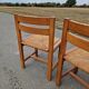 Set of 4 elm chairs from the Regain house.