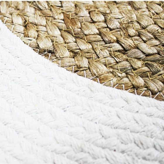 Round carpet in jute 70 cm