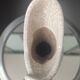 Vase Pichet "Forme Libre" Raku et Bois vermoulu (1960/70)