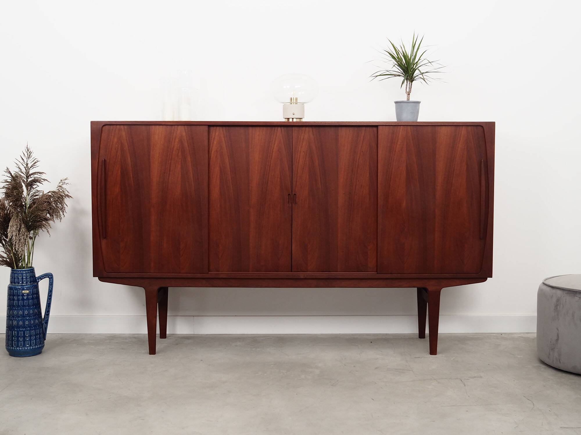 Teak highboard, Danish design, 1960s, production: Denmark