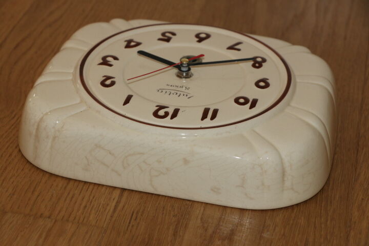 Lutetia ceramic wall clock