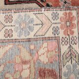 Turkish Red & Beige Classic Vintage Rug, 130x229Cm