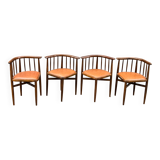 Thonet set of 4 built-in chairs 60s / 70s