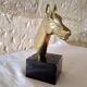 Bronze horse head