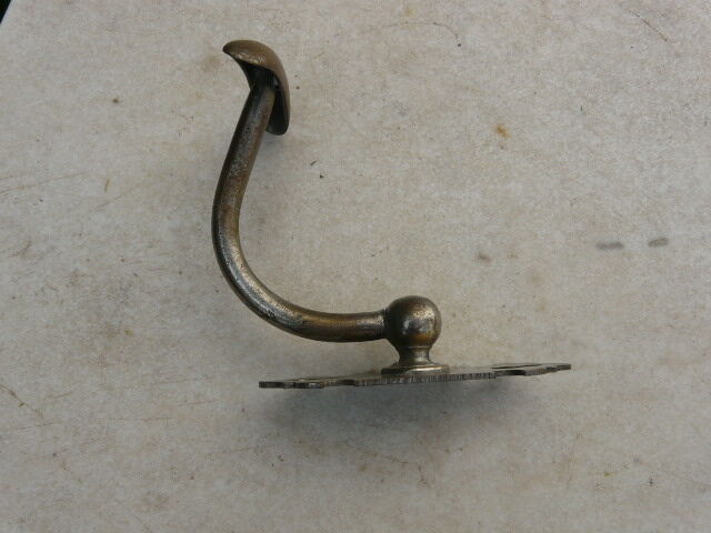 Elegant chromed metal patère late nineteenth century