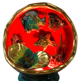 Vintage Vallauris ceramic table lamp lamp