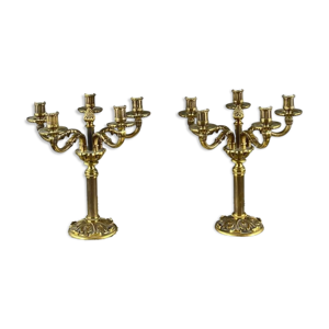 paire de candélabres