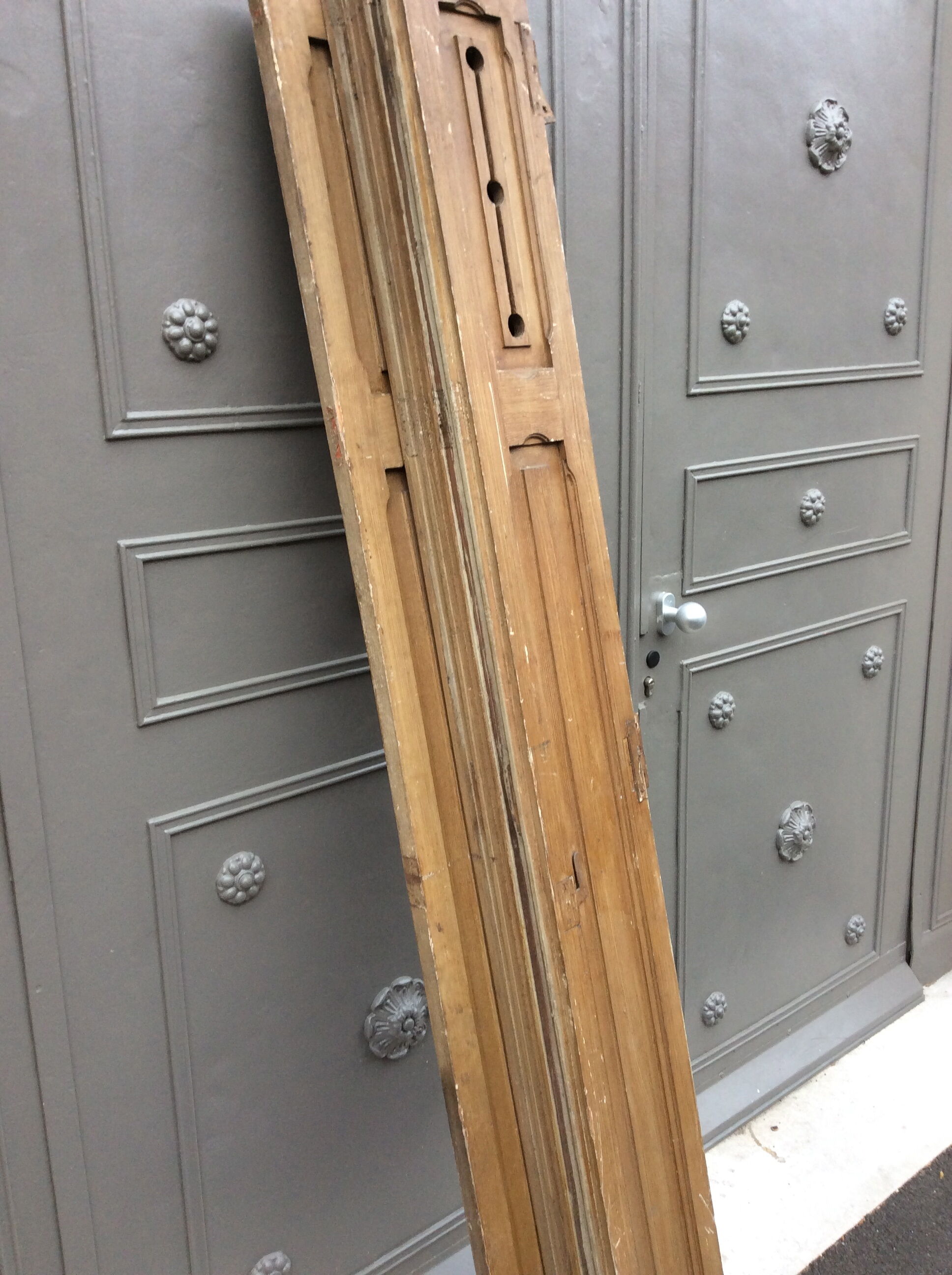 5-pane vintage wooden shutters