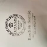 Adams English Scenic Ironstone Blue Plate