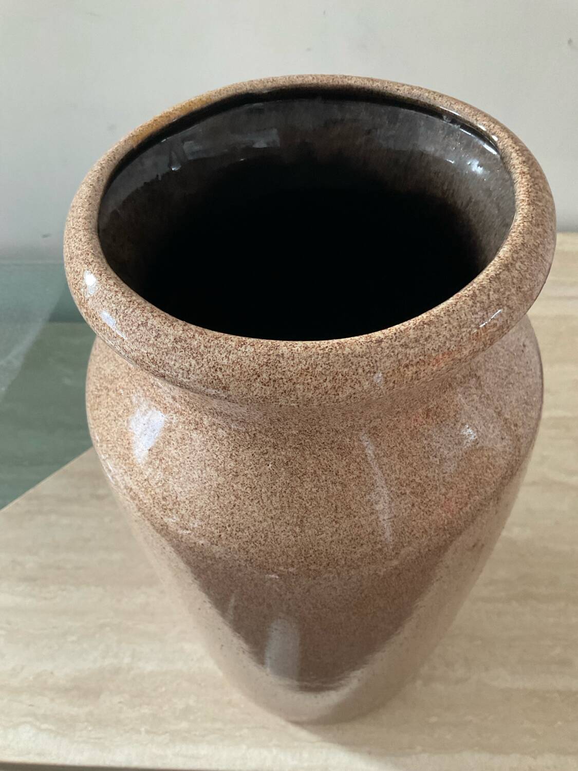 Grand vase Scheurich Germany en grès émaillé