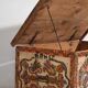 Antique hand-painted folk-style trunk (c.1880) #14