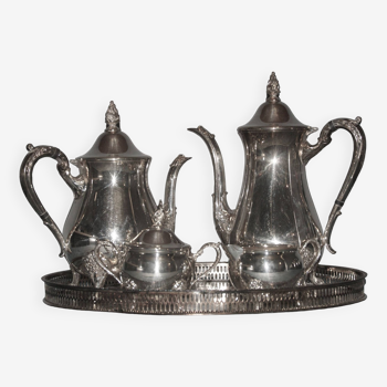 Silver plated tea set