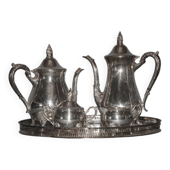 Silver plated tea set