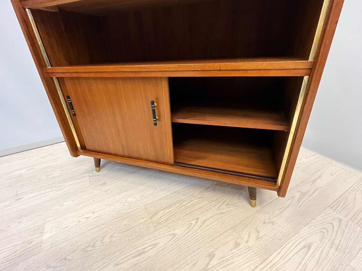 Vintage cabinet with sliding doors