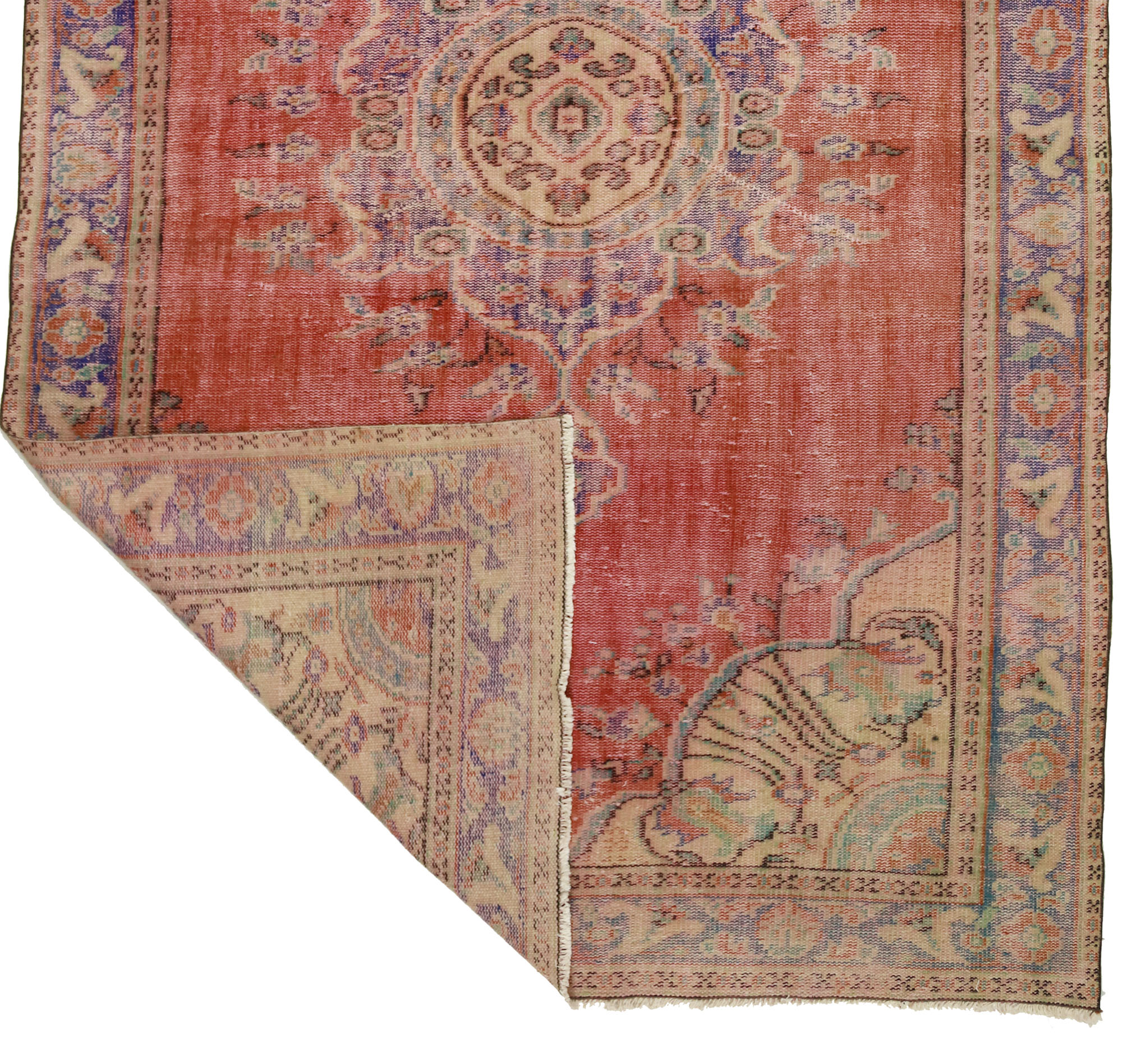 Anatolian handmade vintage rug 304 cm x 186 cm