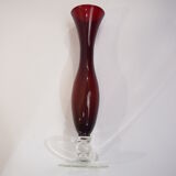 Glass crystal vase
