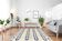Tapis marocain moderne blanc