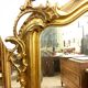 79 x 128 cm wooden fireplace mirror
