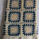 Cover, square plaid granny, vintage