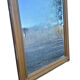 Miroir doré en bois Art Deco ancien