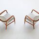 A. Madsen and H. Schubell Karen lounge chairs Bovenkamp Netherlands 1960