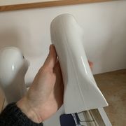 Vintage bookends in the shape of a goose or ceramic duck