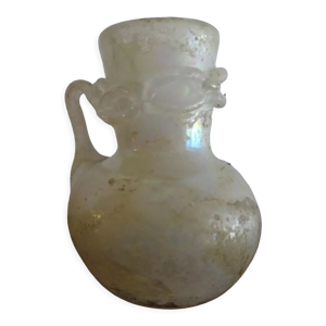 vase a anse miniature - 1950 verre