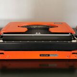 Machine à écrire Vintage Brother 210 orange
