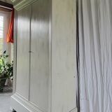 Old patinated wardrobe