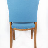 Dining room chair with legs of light mahogany of danish design, 1940s