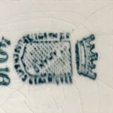 Ten old St Amand plates