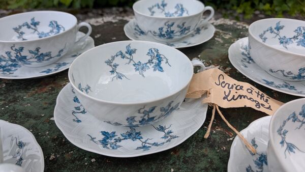 Service à thé Limoges Bernardaud Saint-Saëns