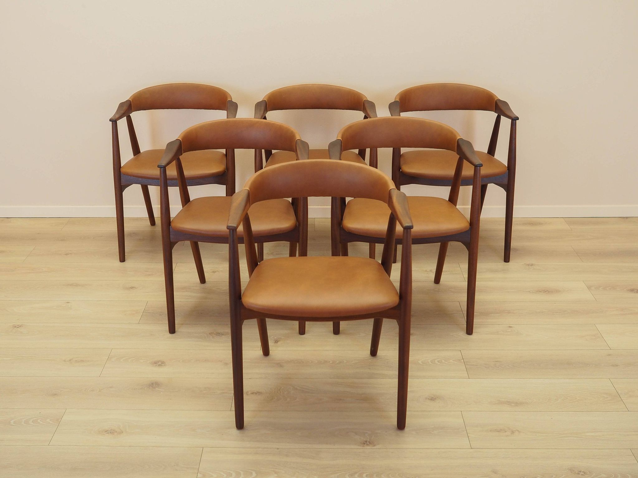 6 chaises danoises en teck, années 1970