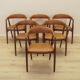 Set of six teak chairs, Danish design, 1970s, made in Denmark